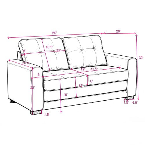 Convertible Futon Sofa Bed S208
