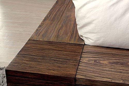 California King Walnut Platform Bed I510680