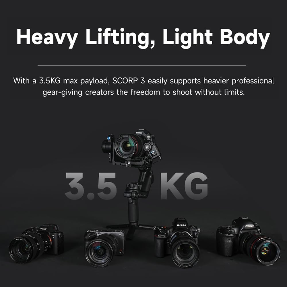Camera Gimbal Stabilizer with Touch Screen D8177