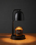 Black Adjustable Height Dimmable Candle Warmer Lamp with Timer U15712