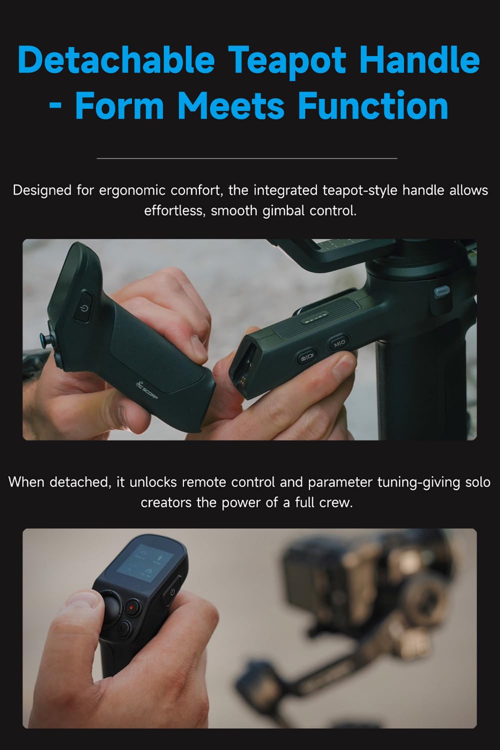 Camera Gimbal Stabilizer with Touch Screen D8177