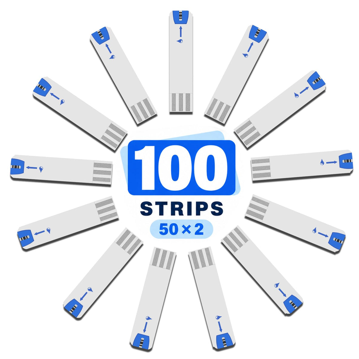 Glucose Test Strips 100 Count X71666