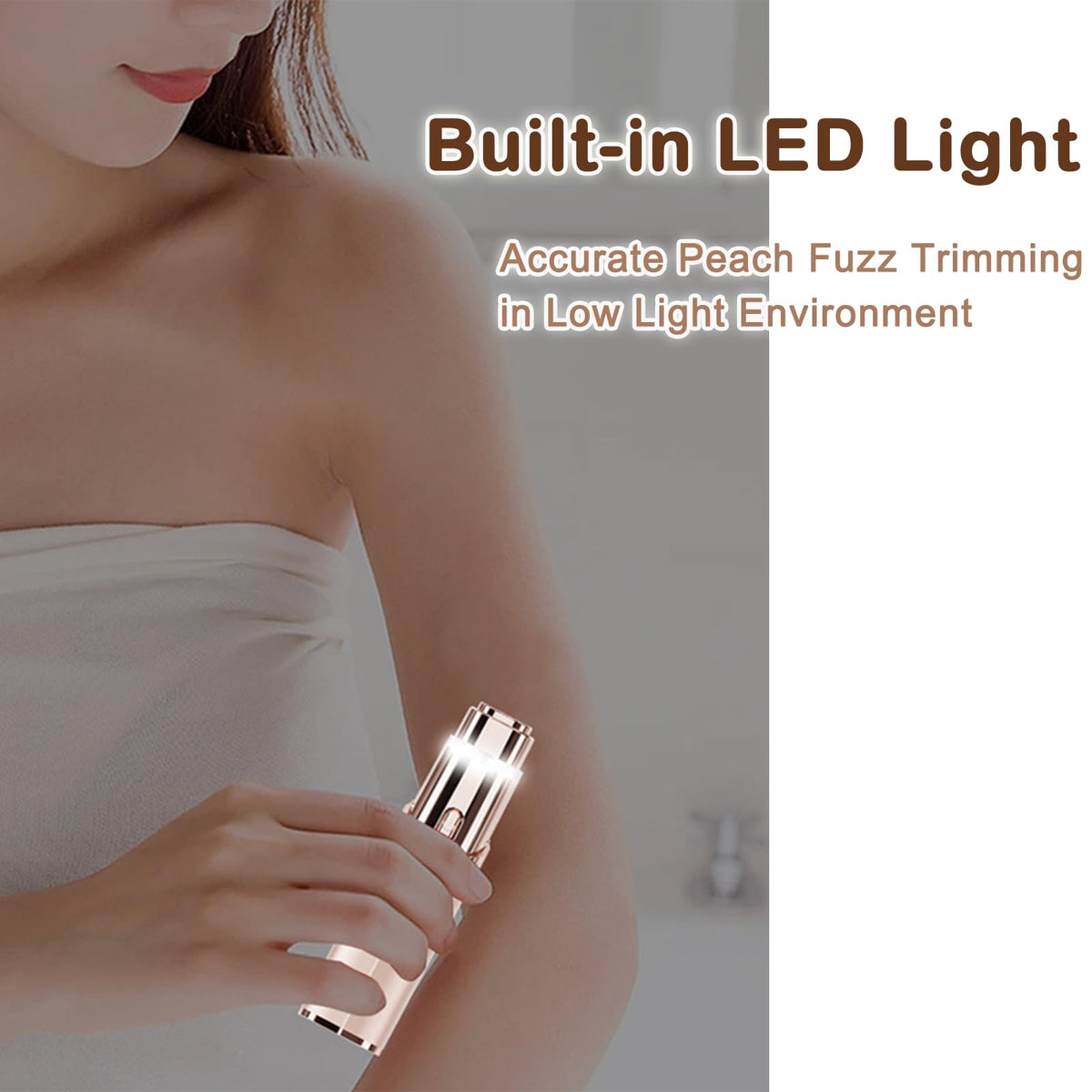 Womens Painless Electric Facial Hair Remover I23706
