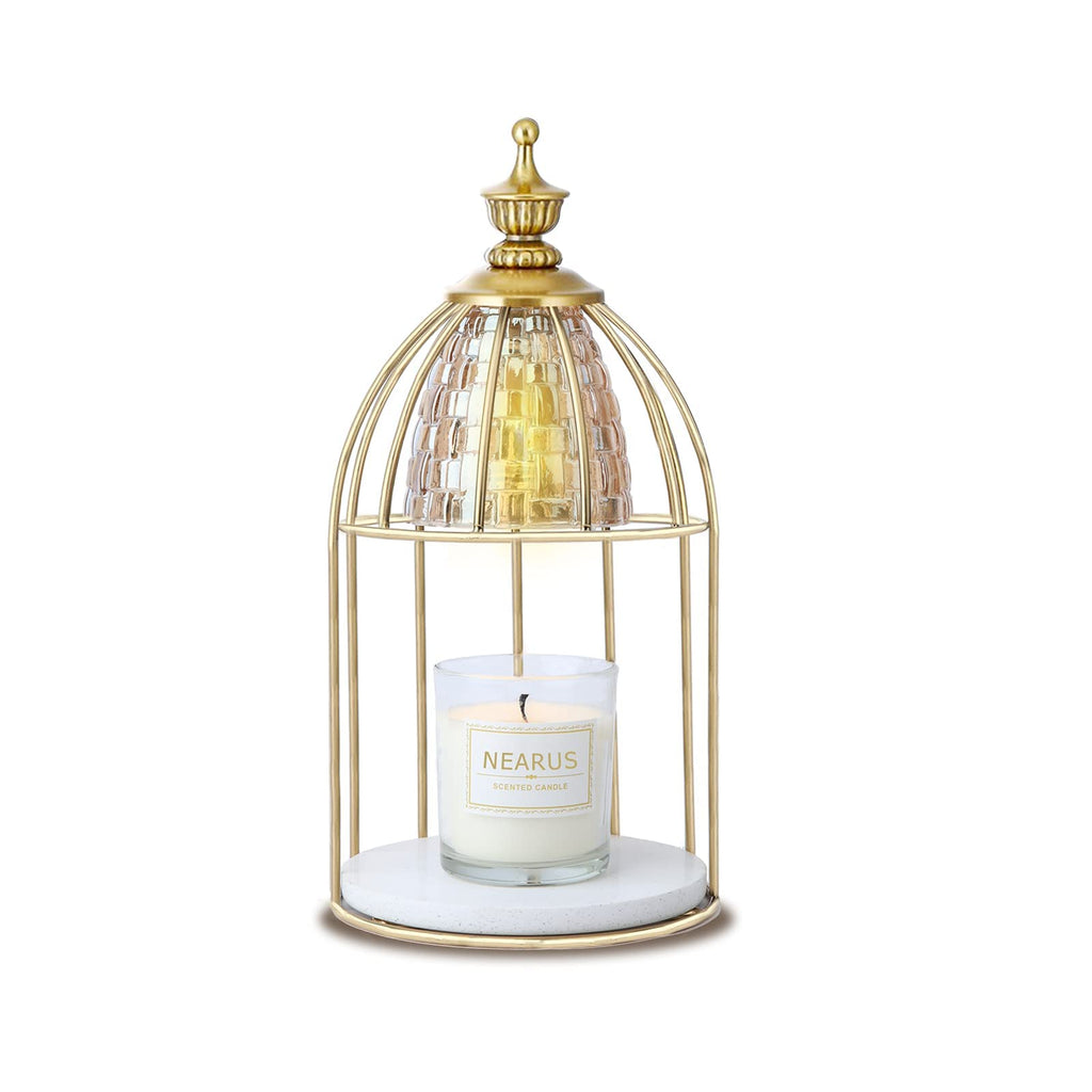 Candle Warmer Lamp with Marble Base and Timer C47179
