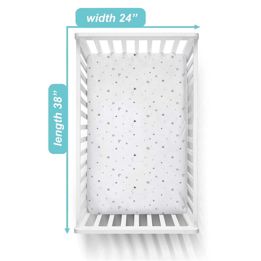 3 Pack Fitted Mini Crib Sheet 38x24" D488768