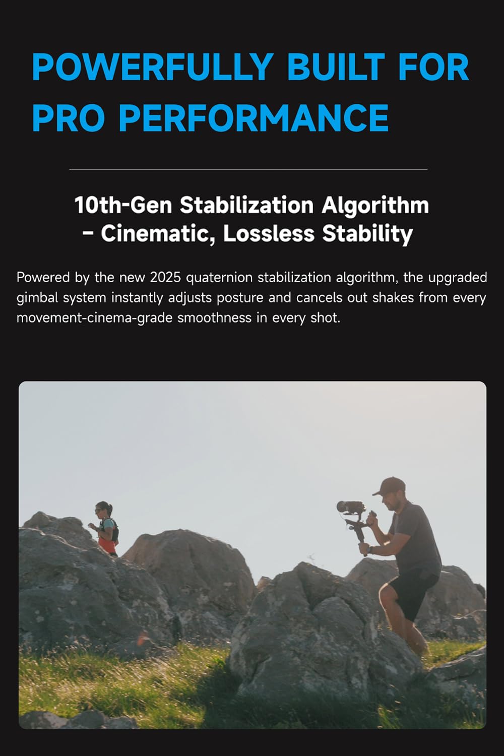 Camera Gimbal Stabilizer with Touch Screen D8177