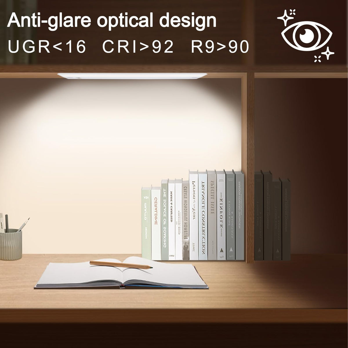 2 Packs Under Cabinet Lighting, 24in 18W Dimmable LED Light, 5 Color Temperature O905056