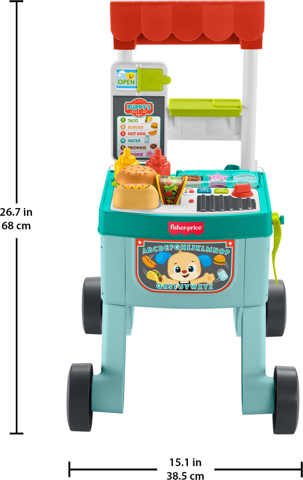 Baby Learning Toy 4-in-1 Walker with 14 Pieces L3971
