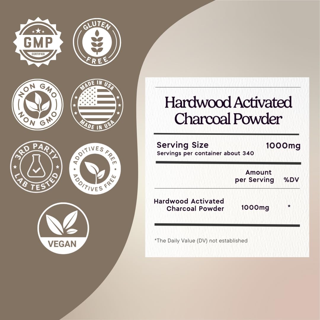 Activated Charcoal Powder 8 oz Q861682