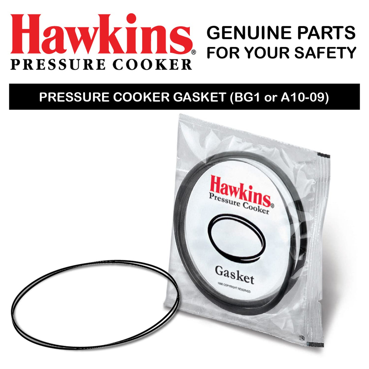 Black Gasket Sealing Ring for Pressure Cookers X544079