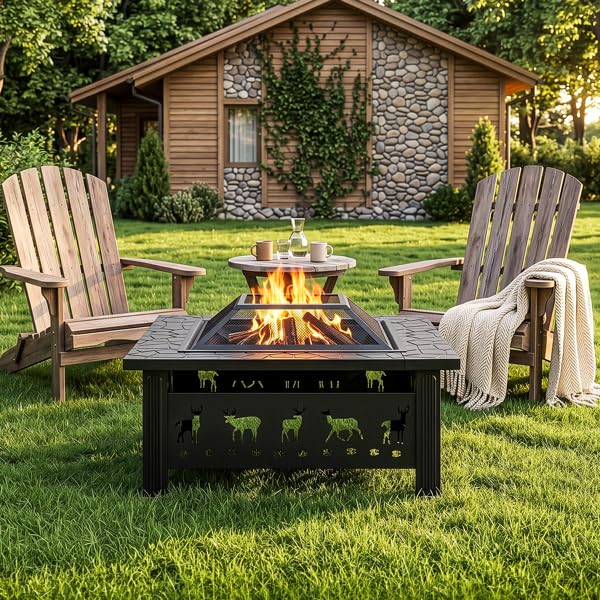 32-inch Square Wood-Burning Stove P34948