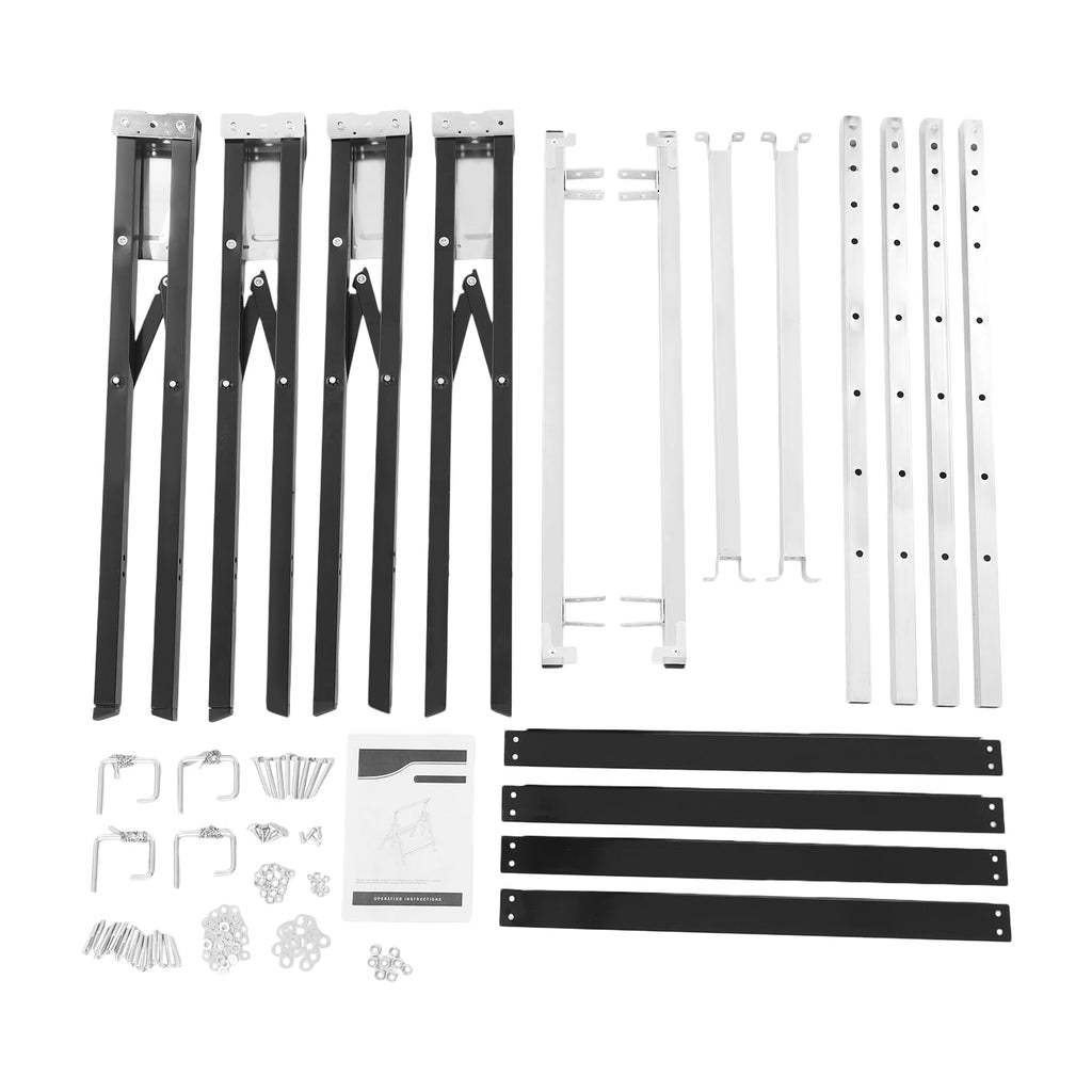 2-Pack Folding Saw Horses Height Adjustable Steel Construction V888621