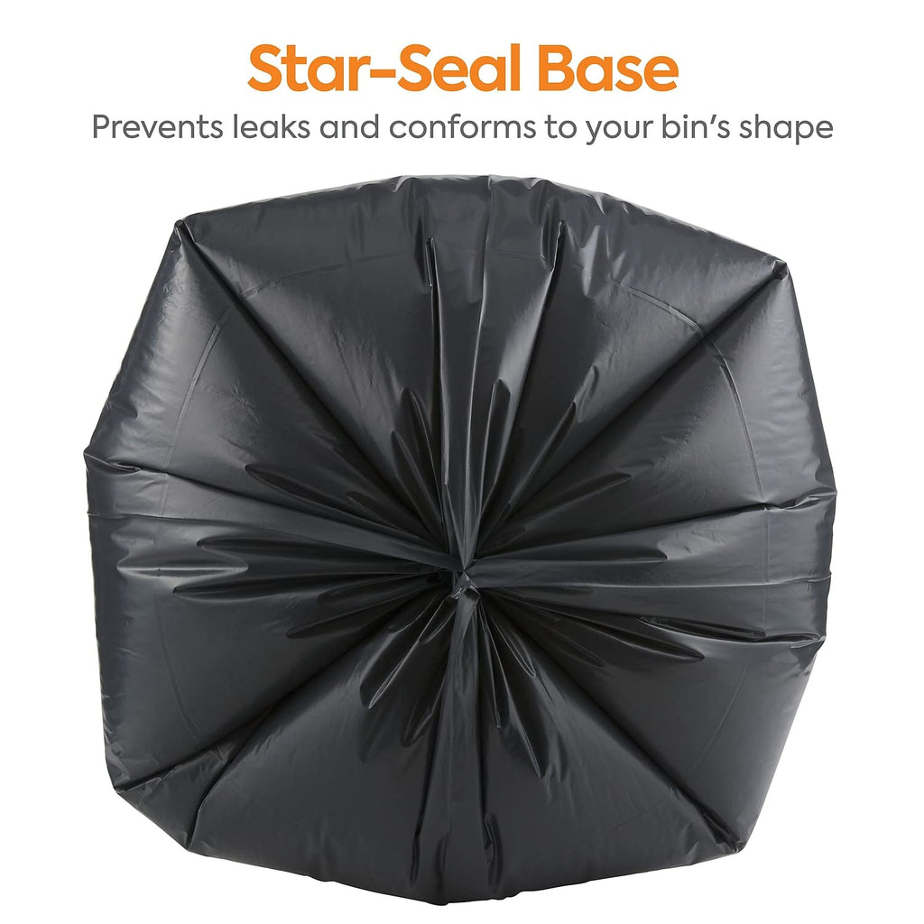 Black 55-60 Gal Trash Bags R650104