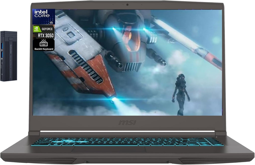15.6" FHD Intel Core i5 Gaming Laptop RTX 3050 16GB RAM 1TB SSD Gray T483