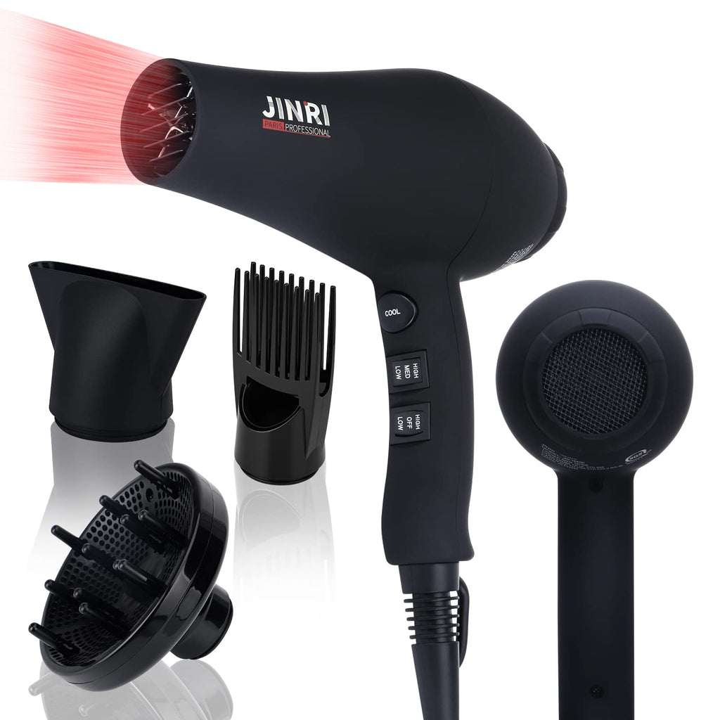 1875W Ionic Infrared Hair Dryer with Diffuser Y989003
