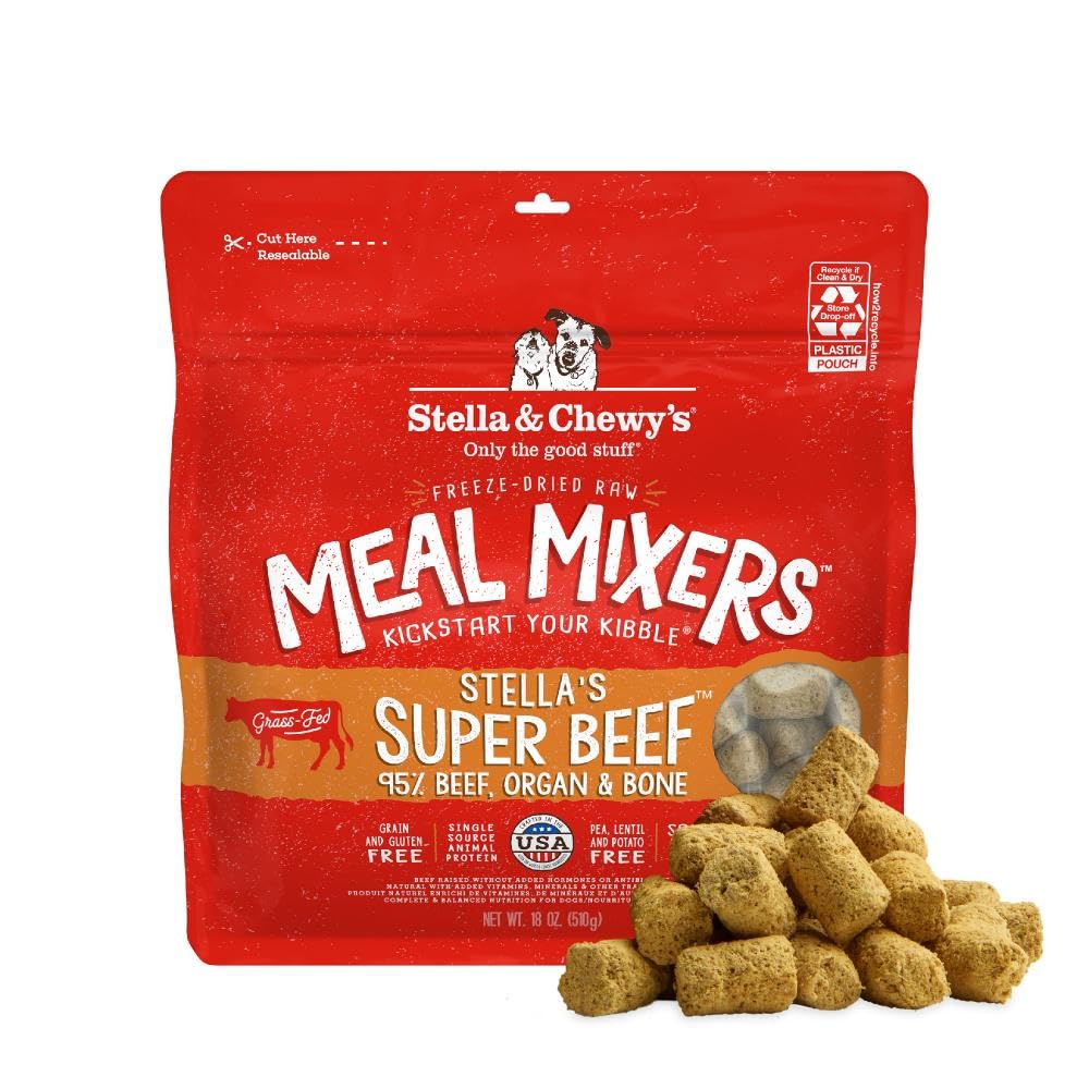 Freeze-Dried Raw Beef Dog Food Topper 8 oz F16615