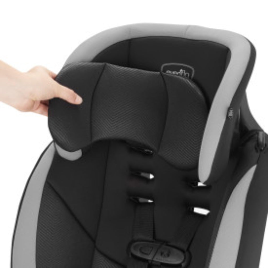 High-Back Booster Car Seat with Harness, 22 to 110lbs, Granite Gray Q958367