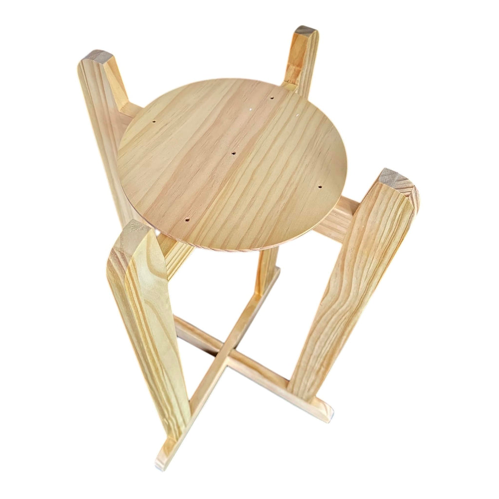 Wood Stand Natural Varnish 27" R188959