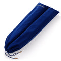 Blue Velvet Drawstring Storage Bag with 2 Compartments W471