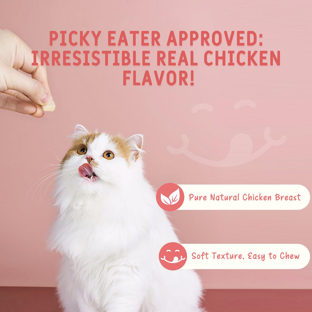 Freeze Dried Chicken Breast Cat & Dog Treats 2.82oz Single Ingredient Grain-Free T87862