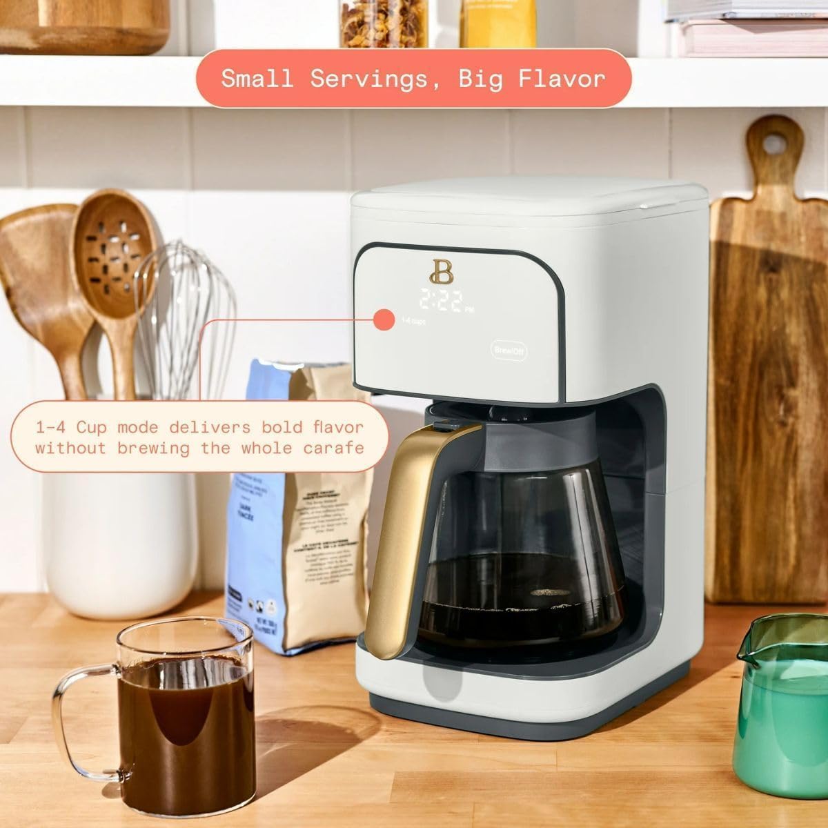12-Cup Programmable Coffee Maker with Glass Carafe Z17892
