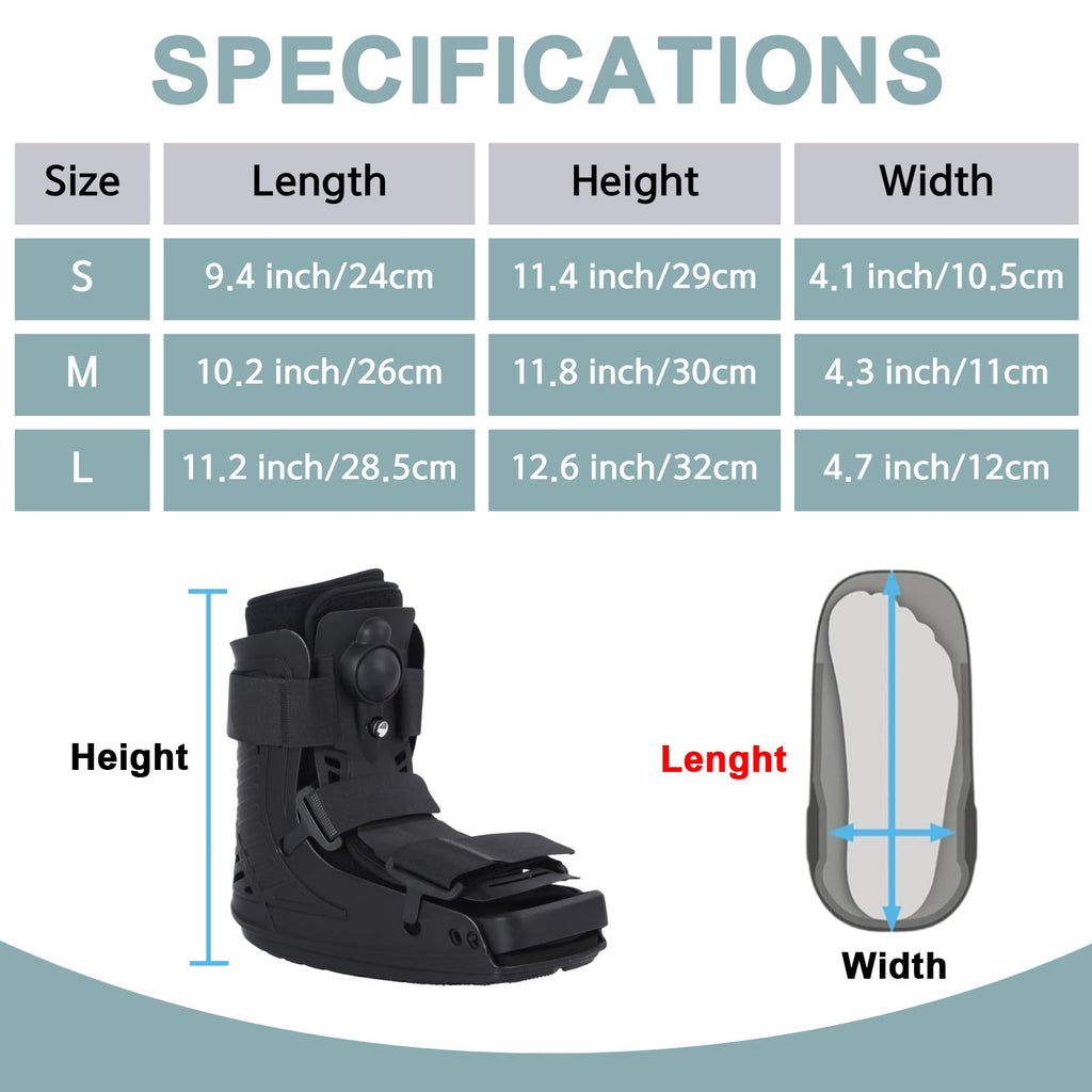 Short Inflatable Walking Boot V174