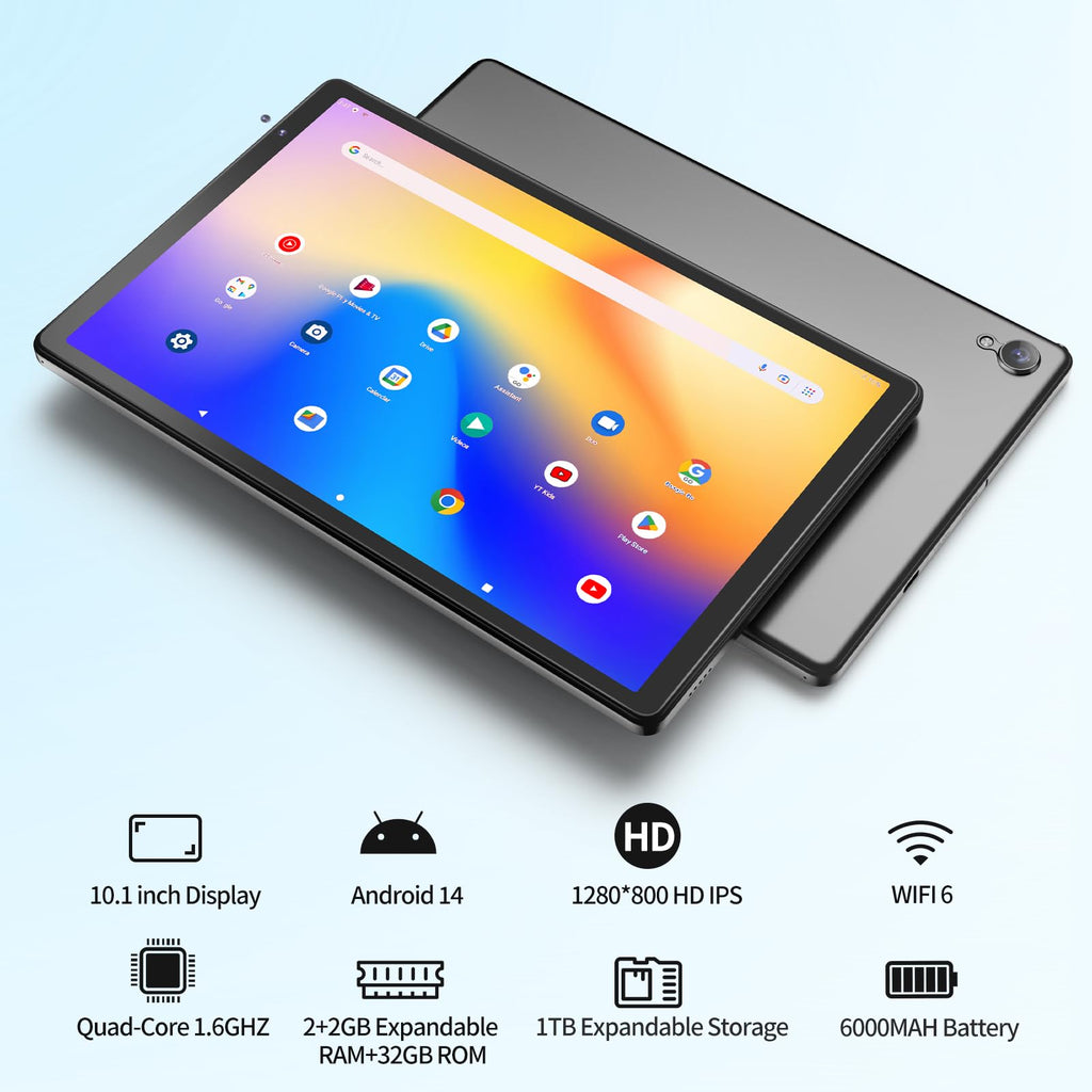 Android 10 inch Tablet 32GB Expandable HD IPS Screen N81501