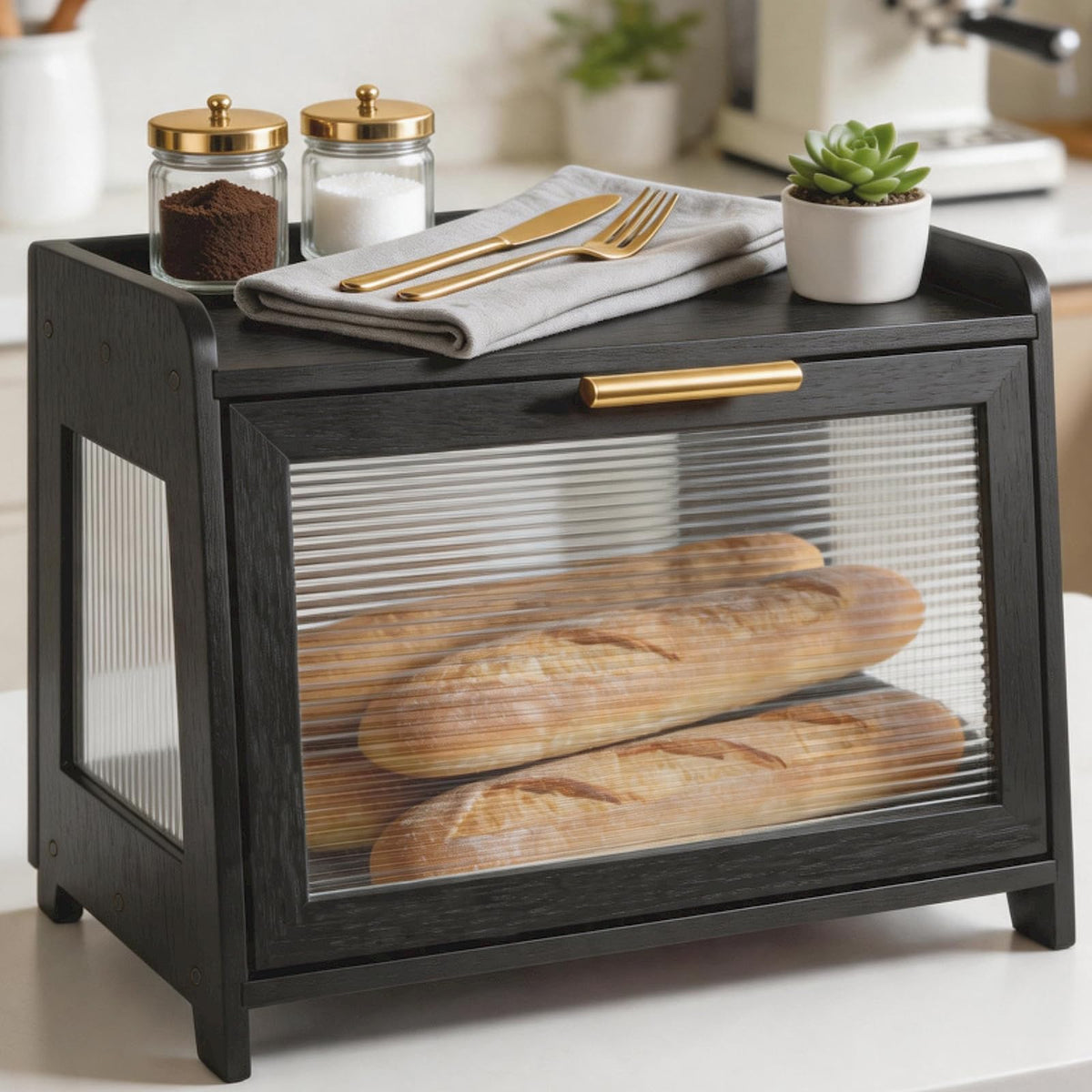 Wooden Bread Box Y919