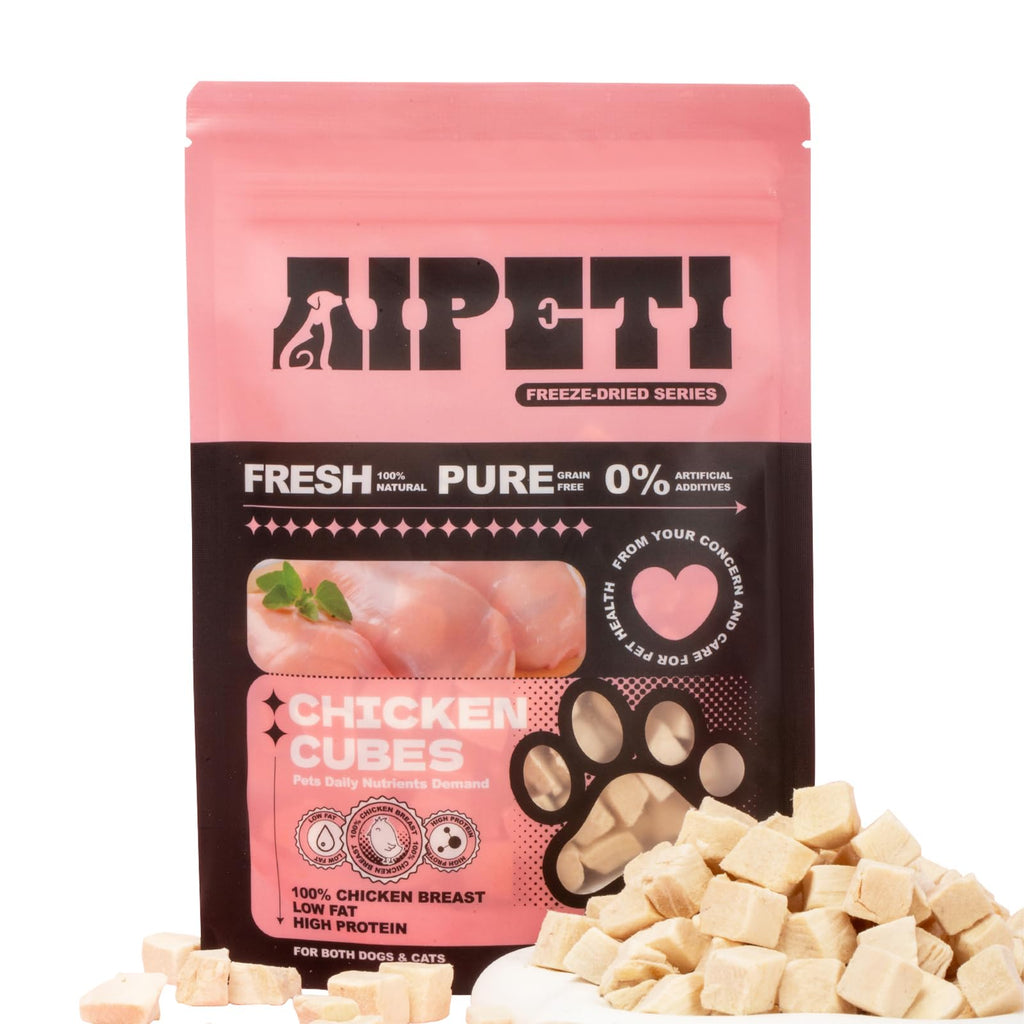 Freeze Dried Chicken Breast Cat & Dog Treats 2.82oz Single Ingredient Grain-Free T87862