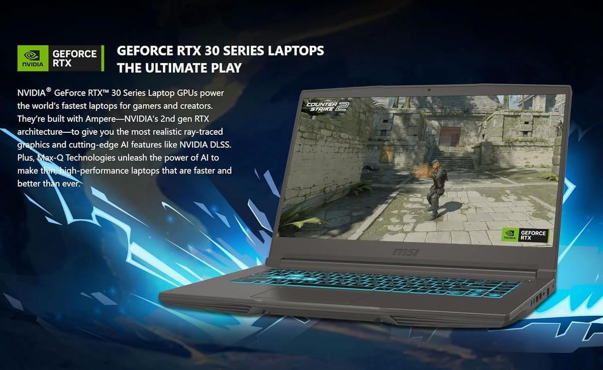 15.6" FHD Intel Core i5 Gaming Laptop RTX 3050 16GB RAM 1TB SSD Gray T483