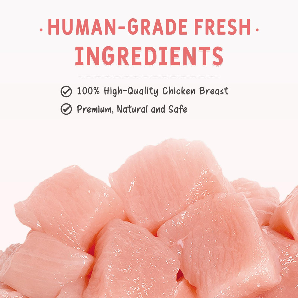 Freeze Dried Chicken Breast Cat & Dog Treats 2.82oz Single Ingredient Grain-Free T87862
