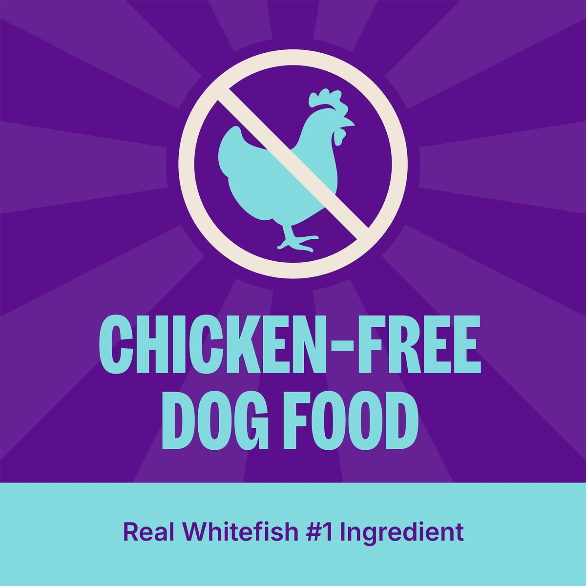 Dry Dog Food Whitefish and Brown Rice 4 lb Bag Q7588