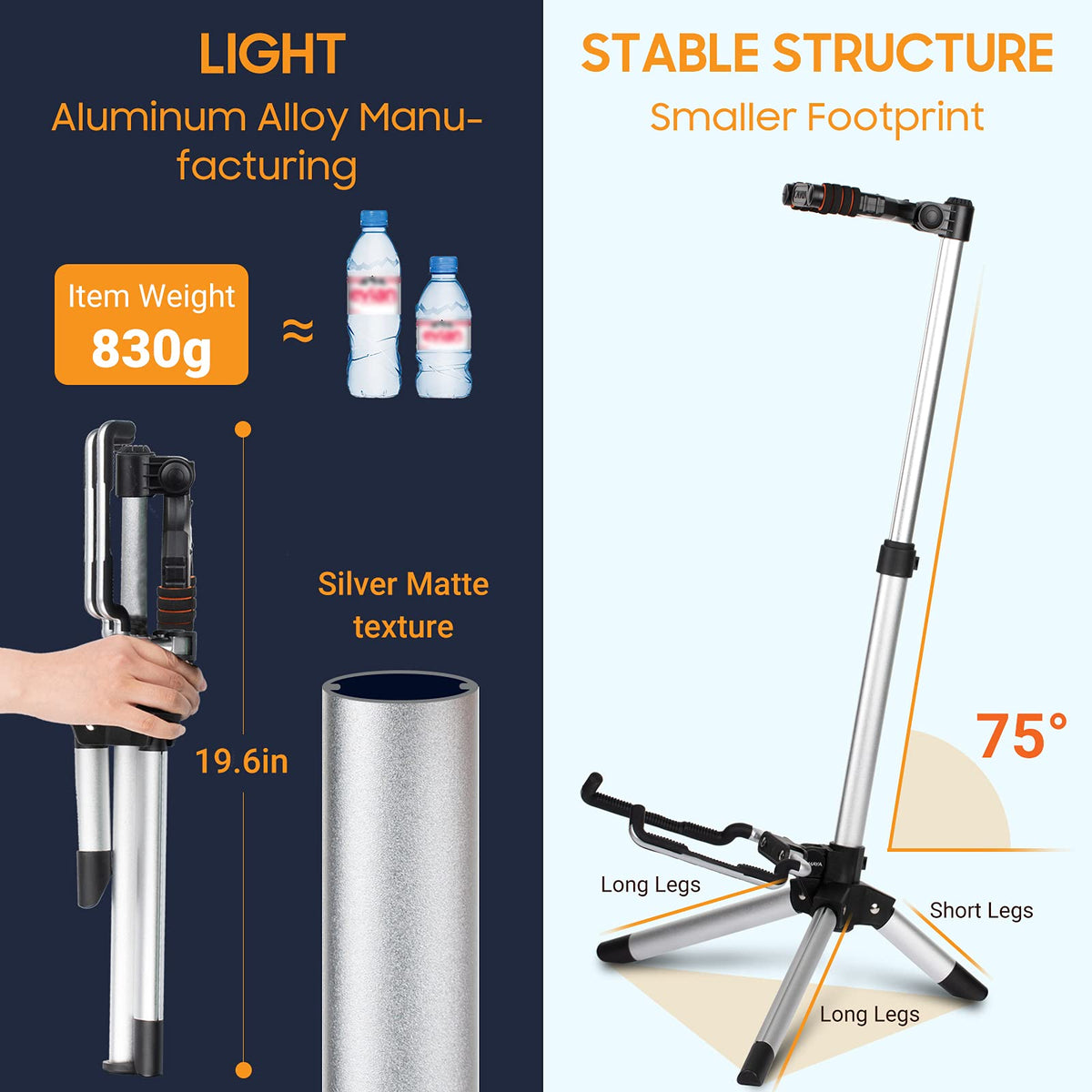 Adjustable Folding Guitar Stand A6855