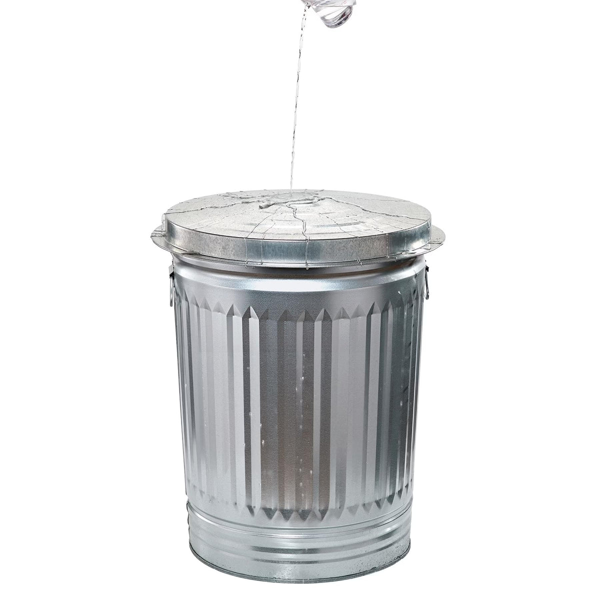 31 Gallon Galvanized Steel Storage Can with Lid T88162