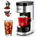 Single Serve Coffee Maker, 6 to 14 Oz, Black C65085