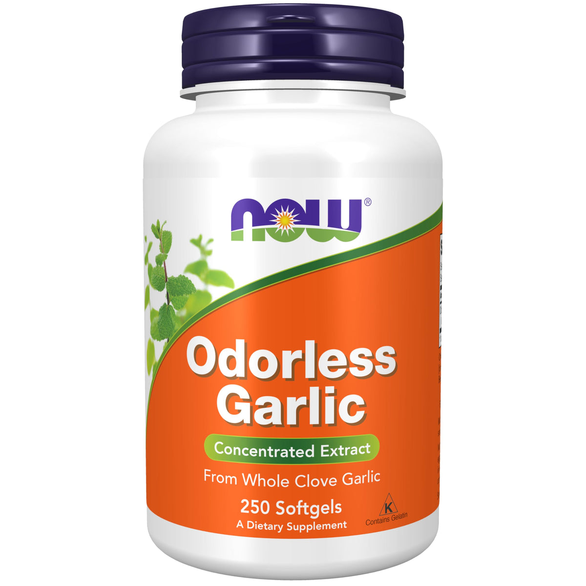 Odorless Garlic Concentrated Extract 250 Softgels E33209