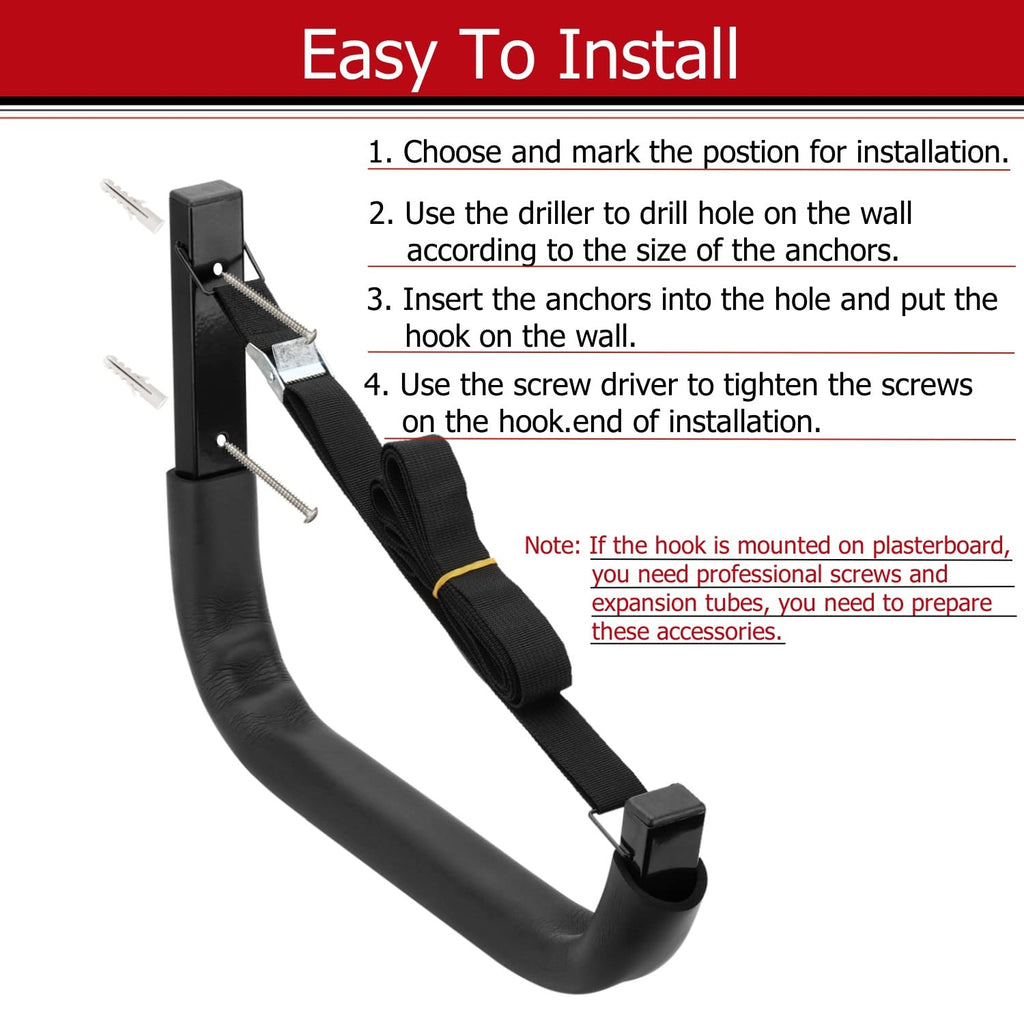 Wall Mount Kayak Storage Hooks F83221