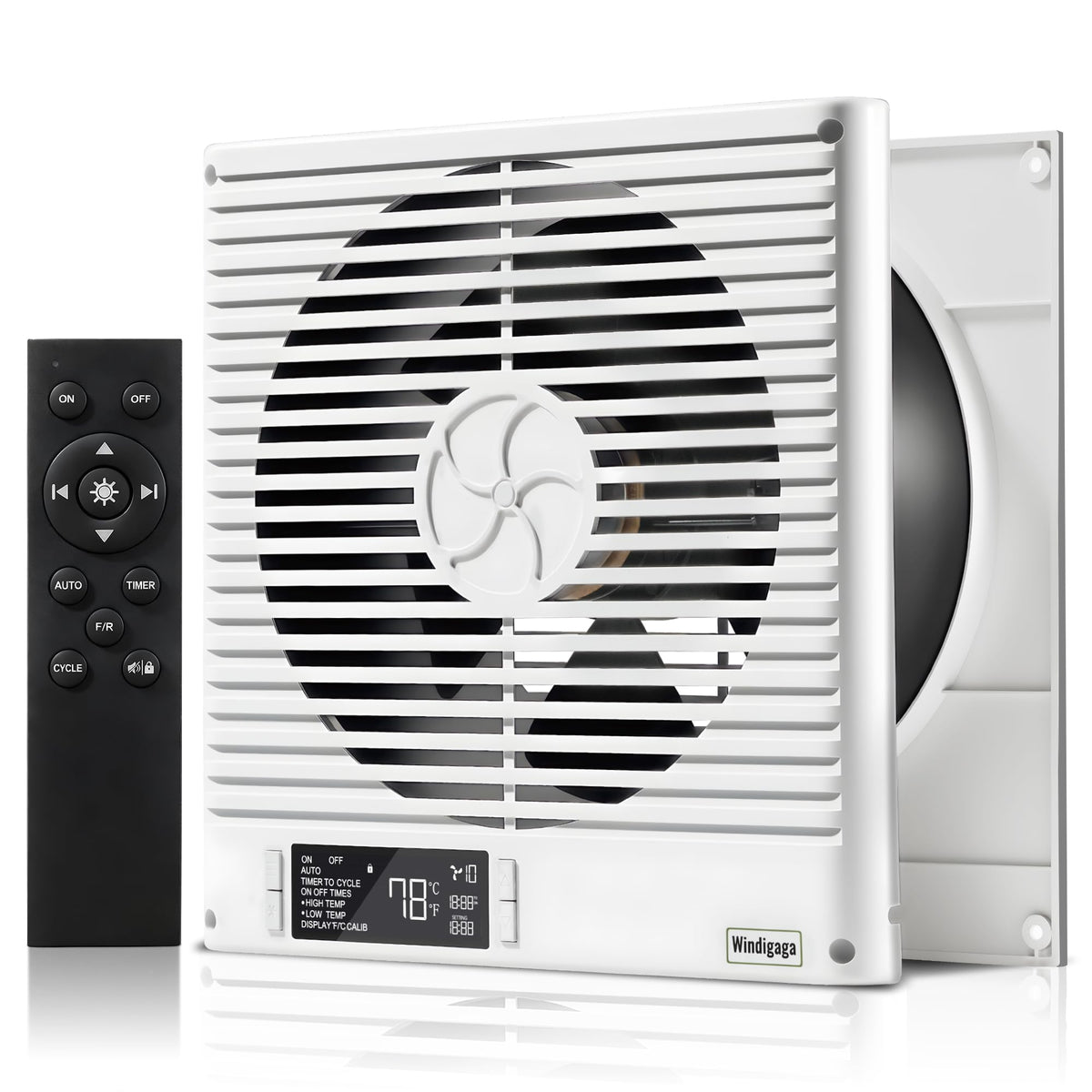8" Room to Room Air Transfer Fan with Remote K52819