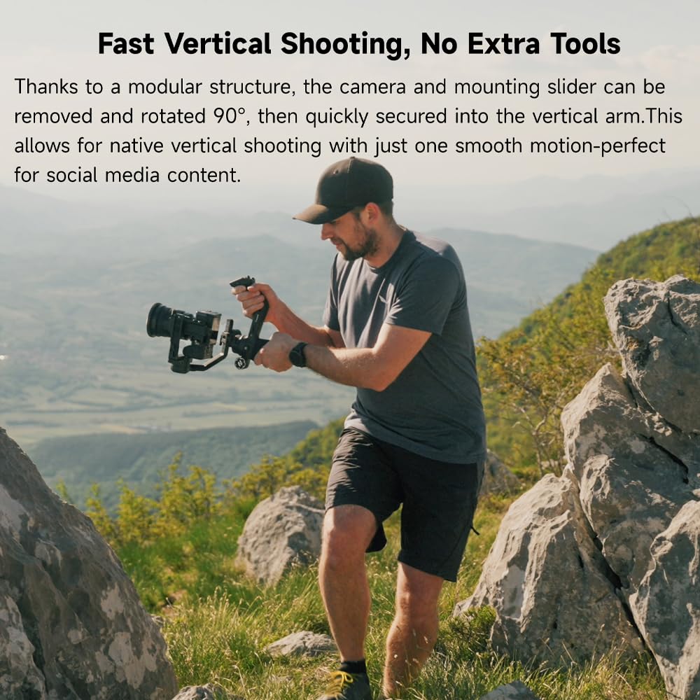 Camera Gimbal Stabilizer with Touch Screen D8177