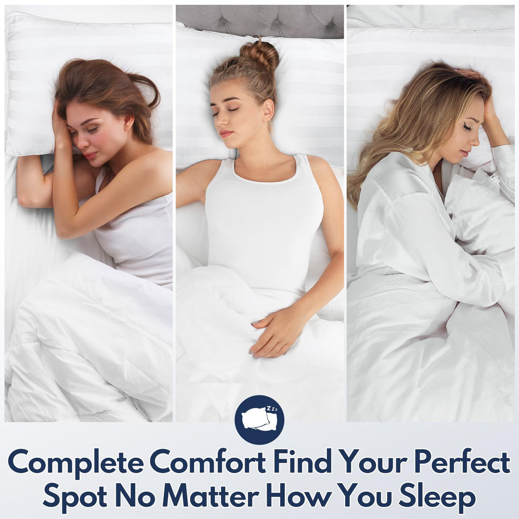 King Pillows Set of 2 Cooling Down Alternative Medium Firm I548