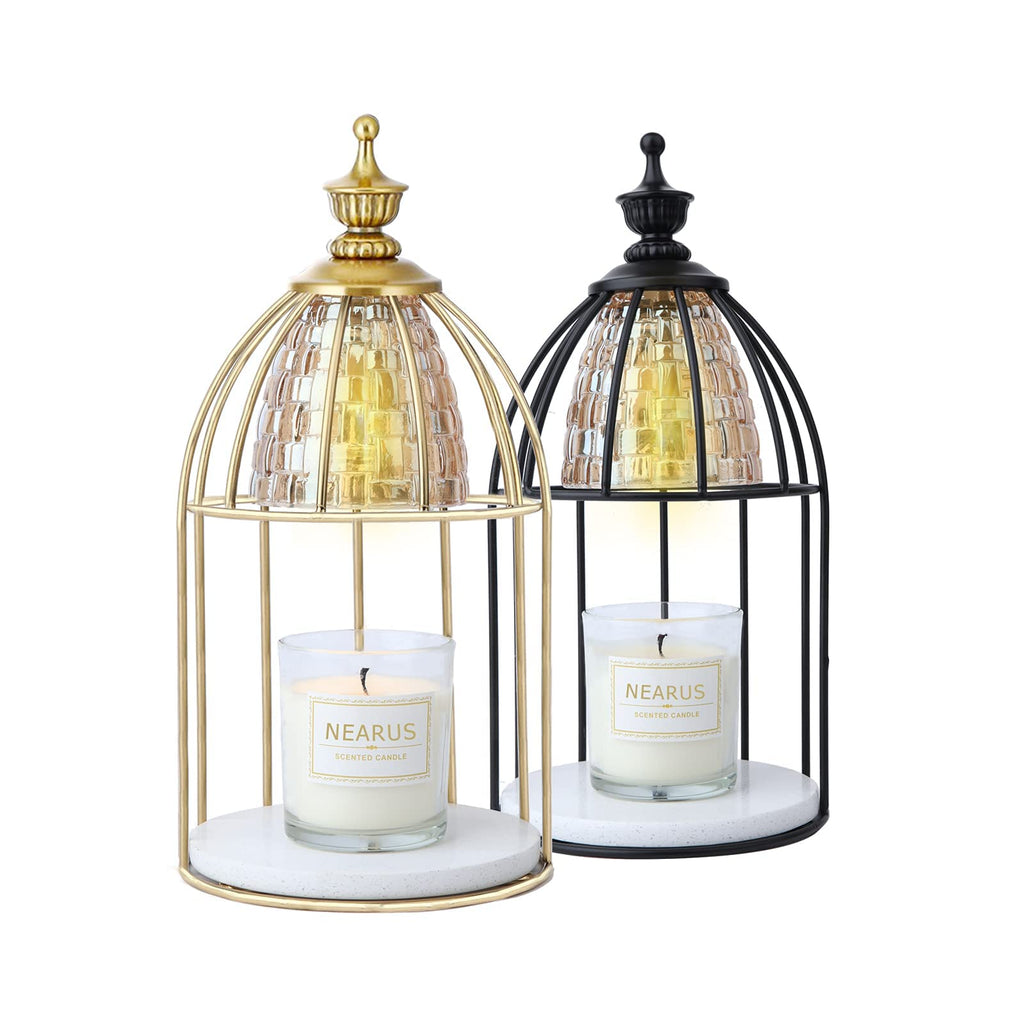 Candle Warmer Lamp with Marble Base and Timer C47179