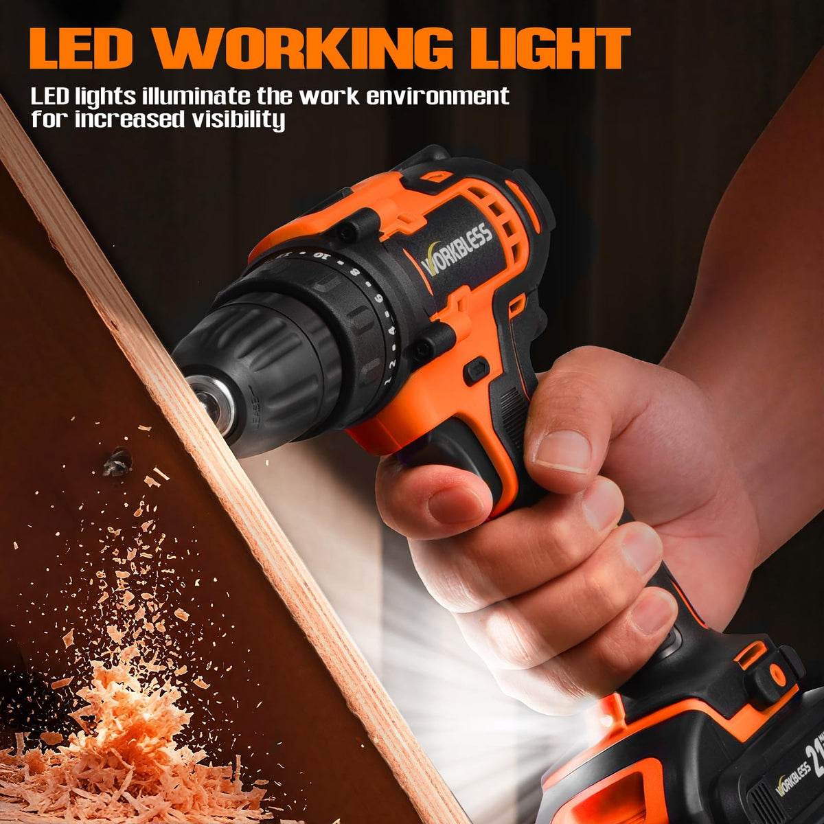 21V Cordless Drill Set with Battery Charger U264991