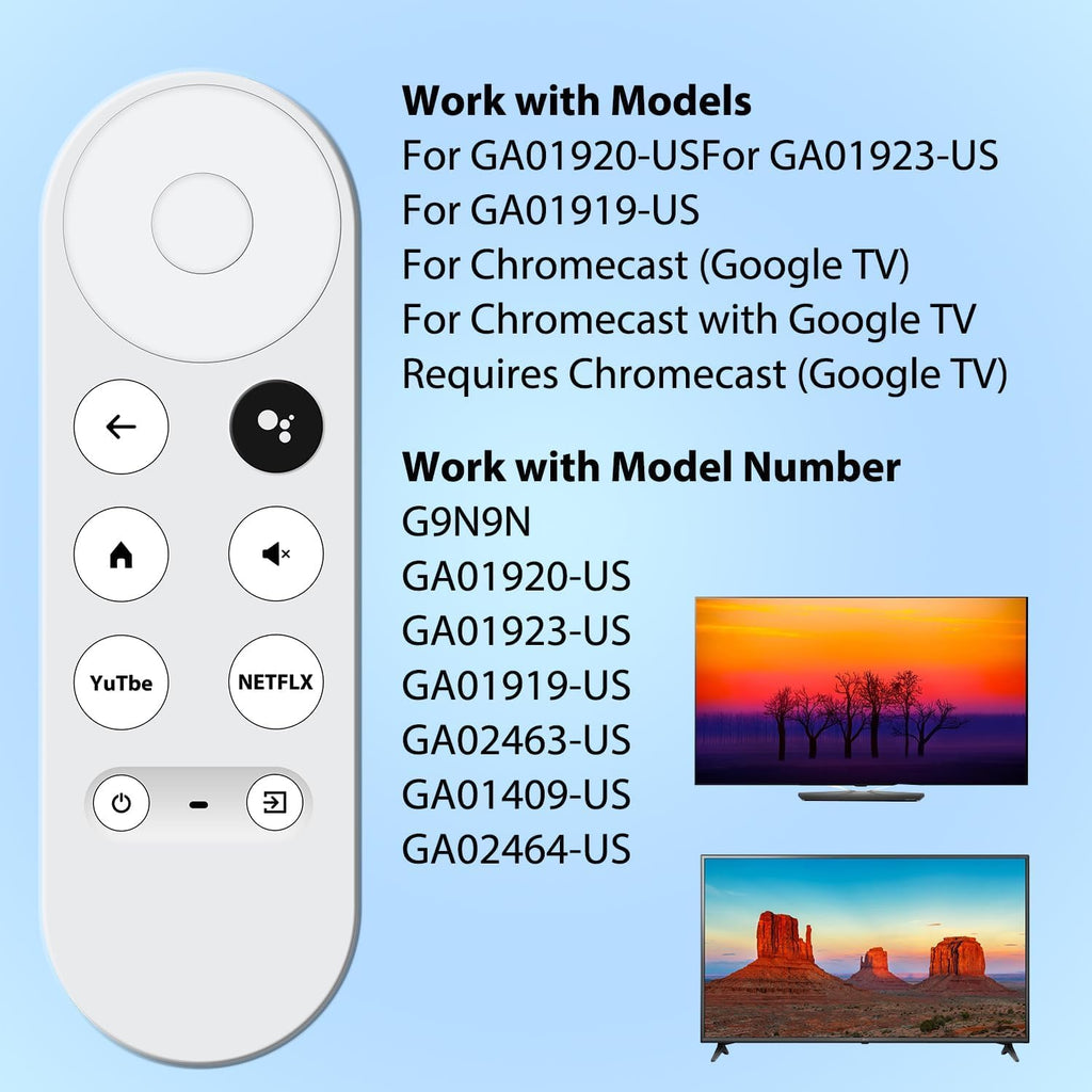 Replacement Remote for Google Chromecast B8900