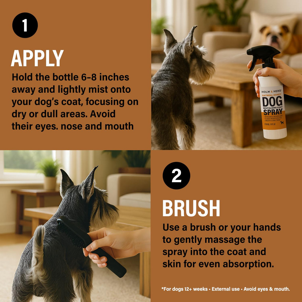 Oatmeal Honey Dog Deodorizing Spray M38158