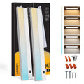 2 Packs Under Cabinet Lighting, 24in 18W Dimmable LED Light, 5 Color Temperature O905056