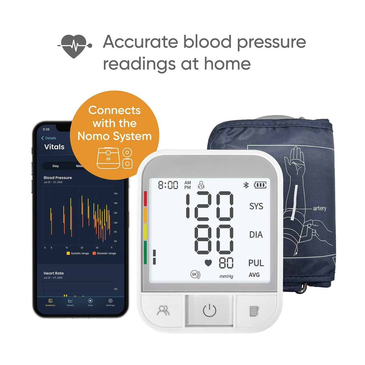 Blood Pressure Monitor with Bluetooth M142