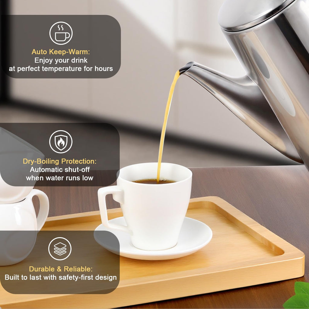 12 Cup Stainless Steel Electric Coffee Maker R65045