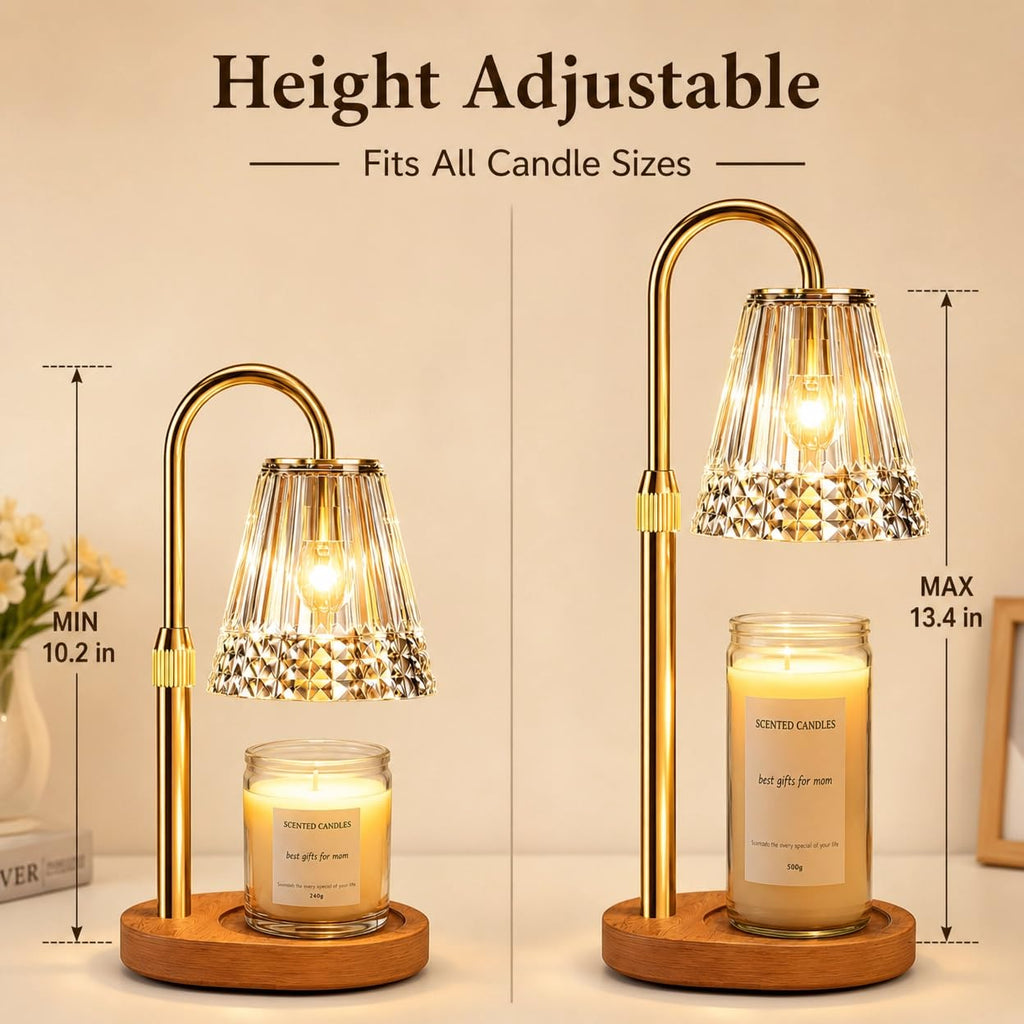 Candle Warmer Lamp 2 Pack with Timer & Dimmer F9505