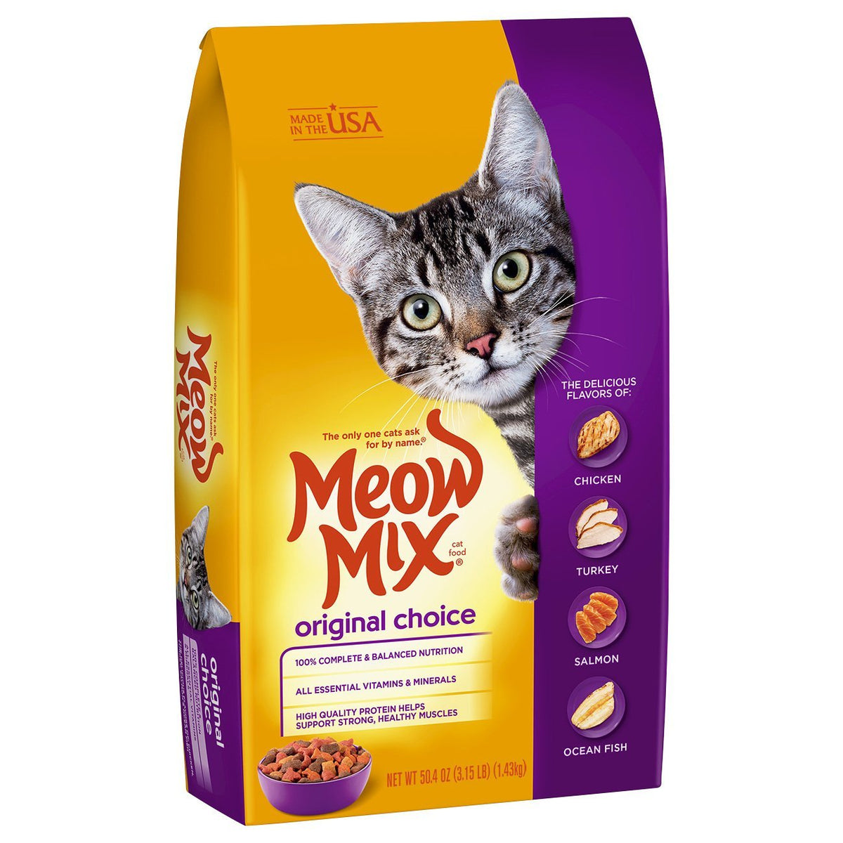 Original Dry Cat Food 3.15 Lb Pack Of 3 A544202