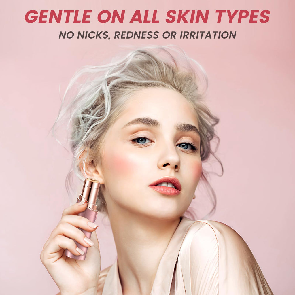 Facial Hair Removal with 4 Replacement Heads V83359